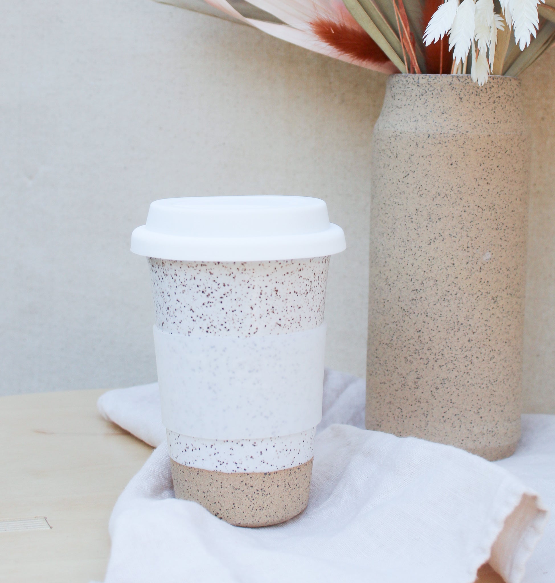 Bright White Travel Cup image 0