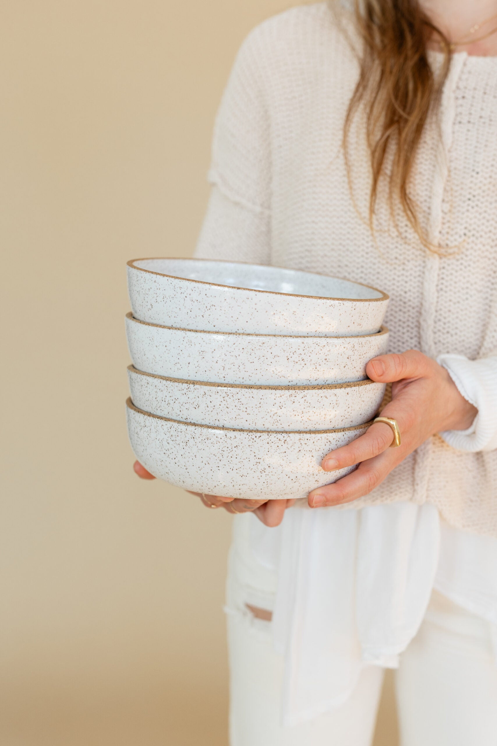Bright White Pasta Bowl image 0