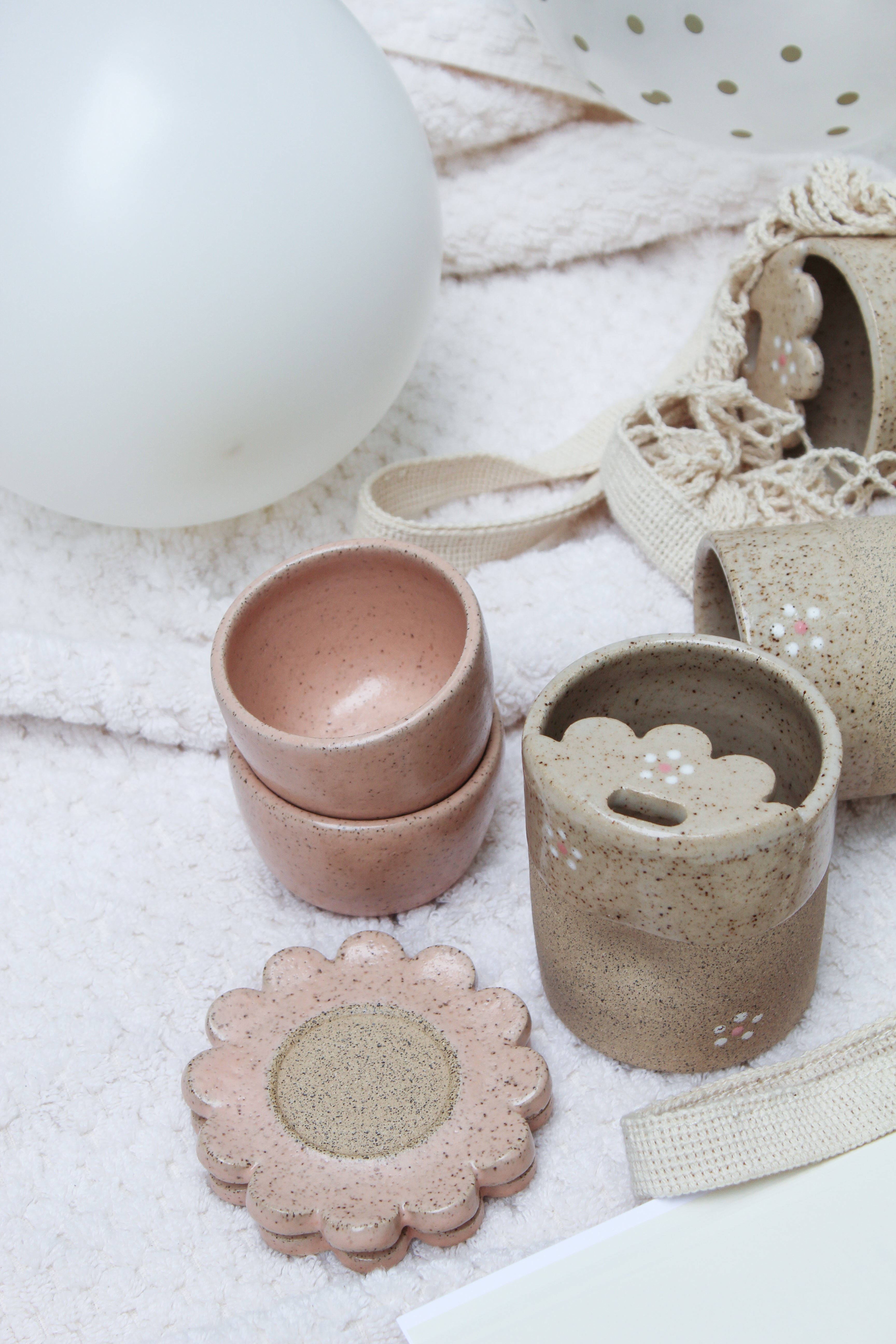 Blush Espresso Set
