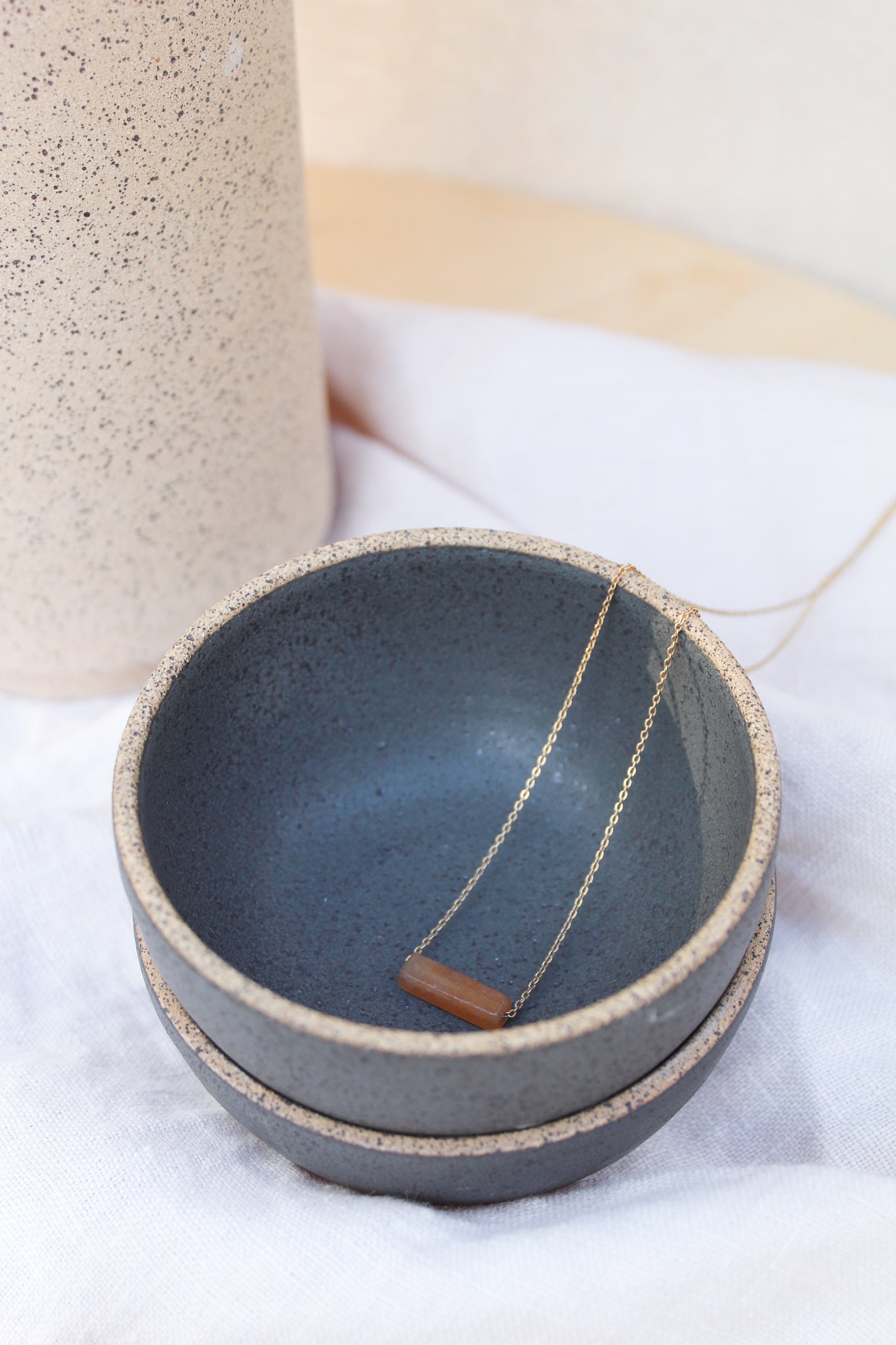 Charcoal Jewelry Dish image 0