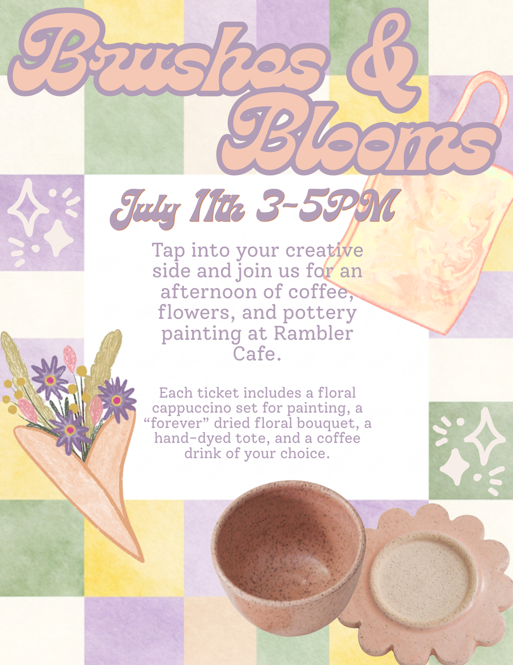 7/11 Brushes & Blooms Workshop at Rambler