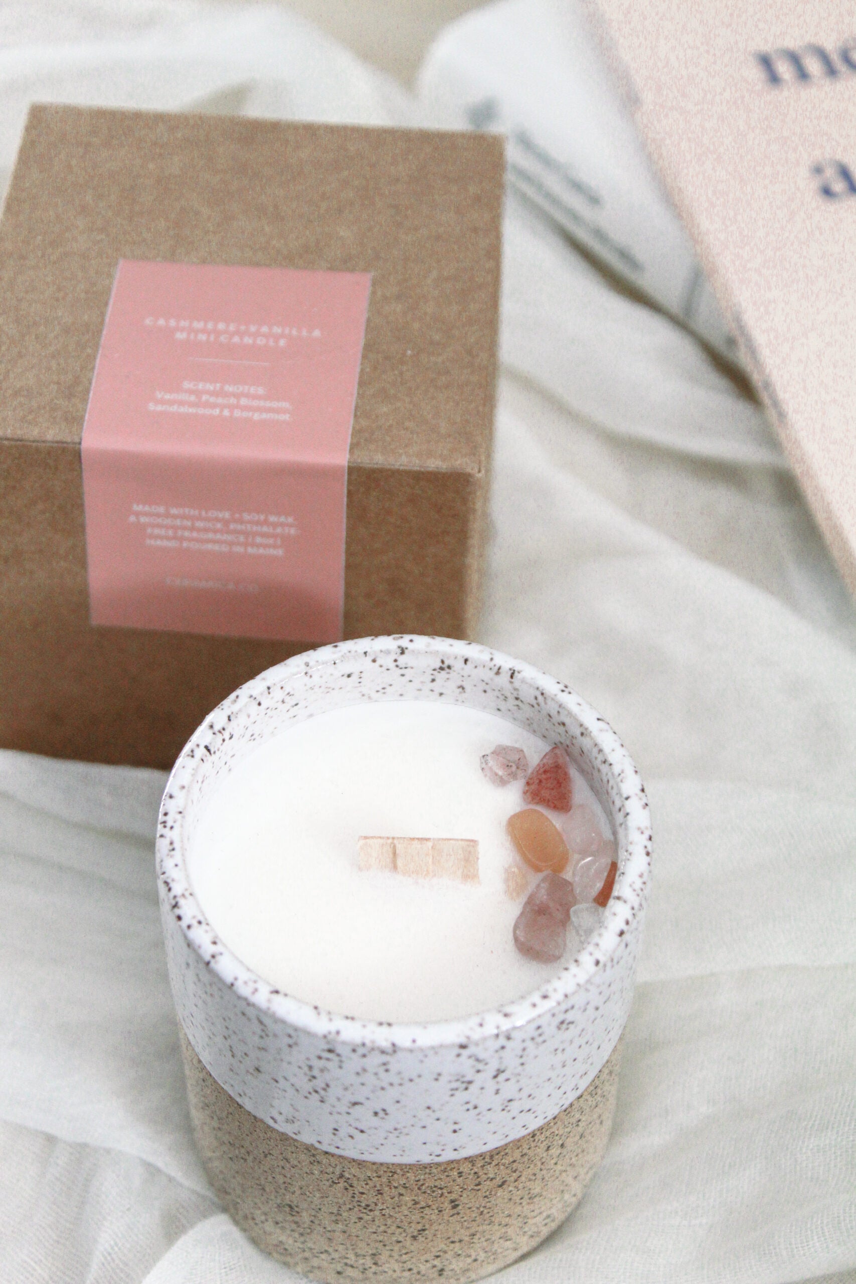 Cashmere + Vanilla Mini Candle image 3