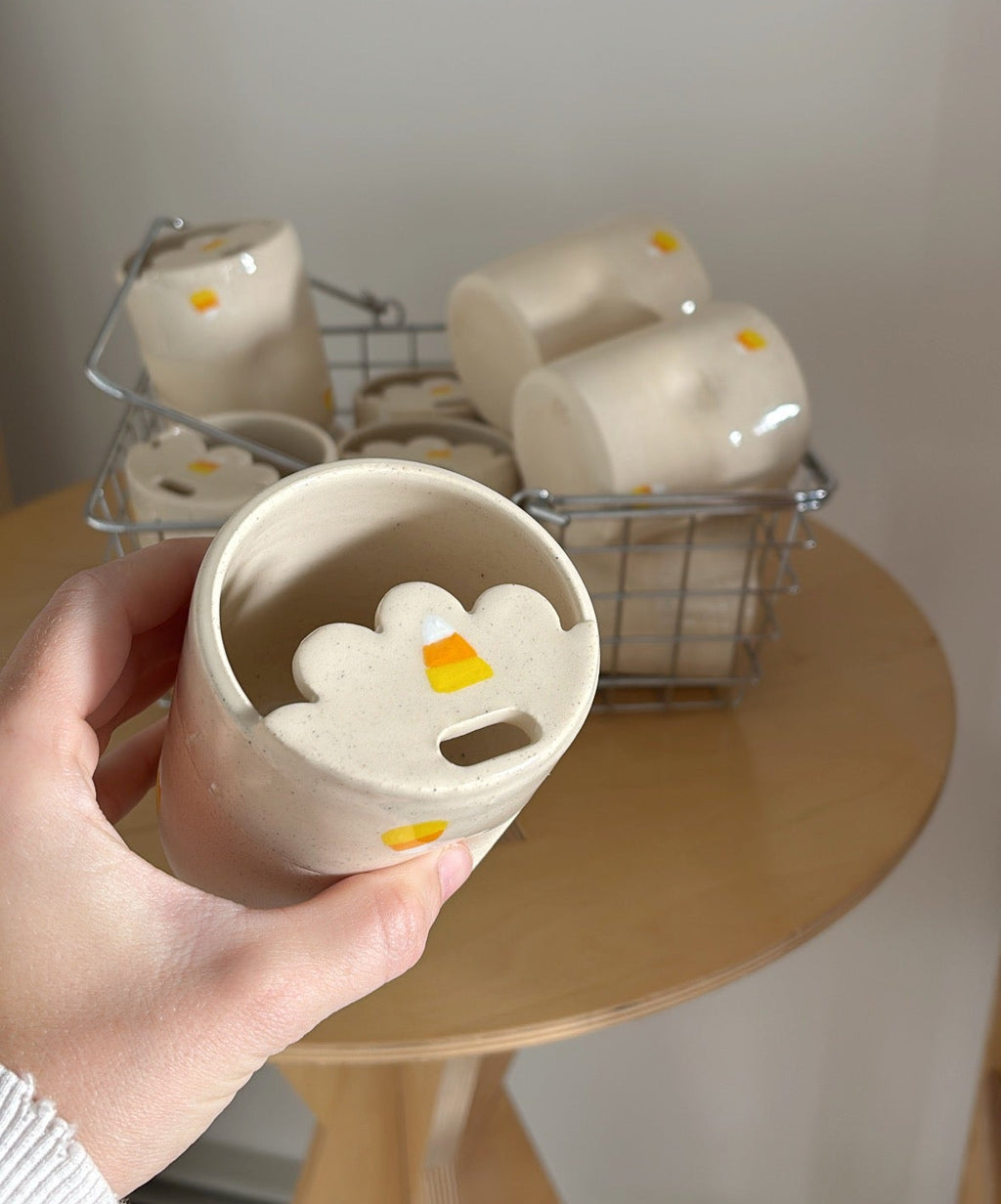 Candy Corn Shortie On The Go Cup