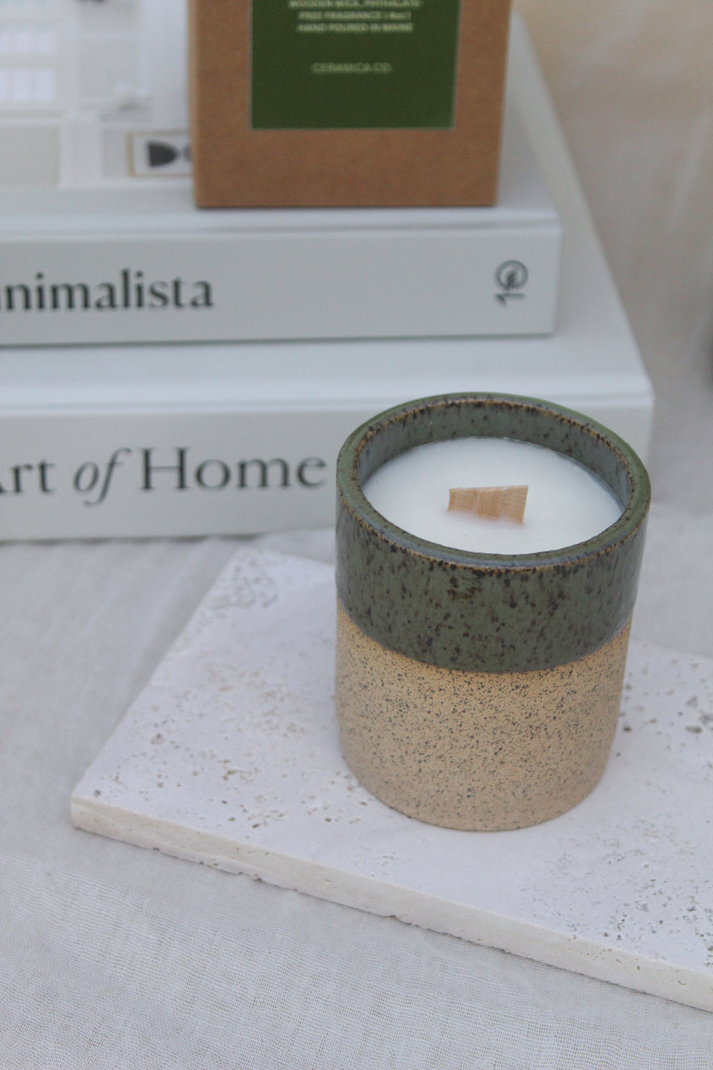 Winter in Maine Mini Candle