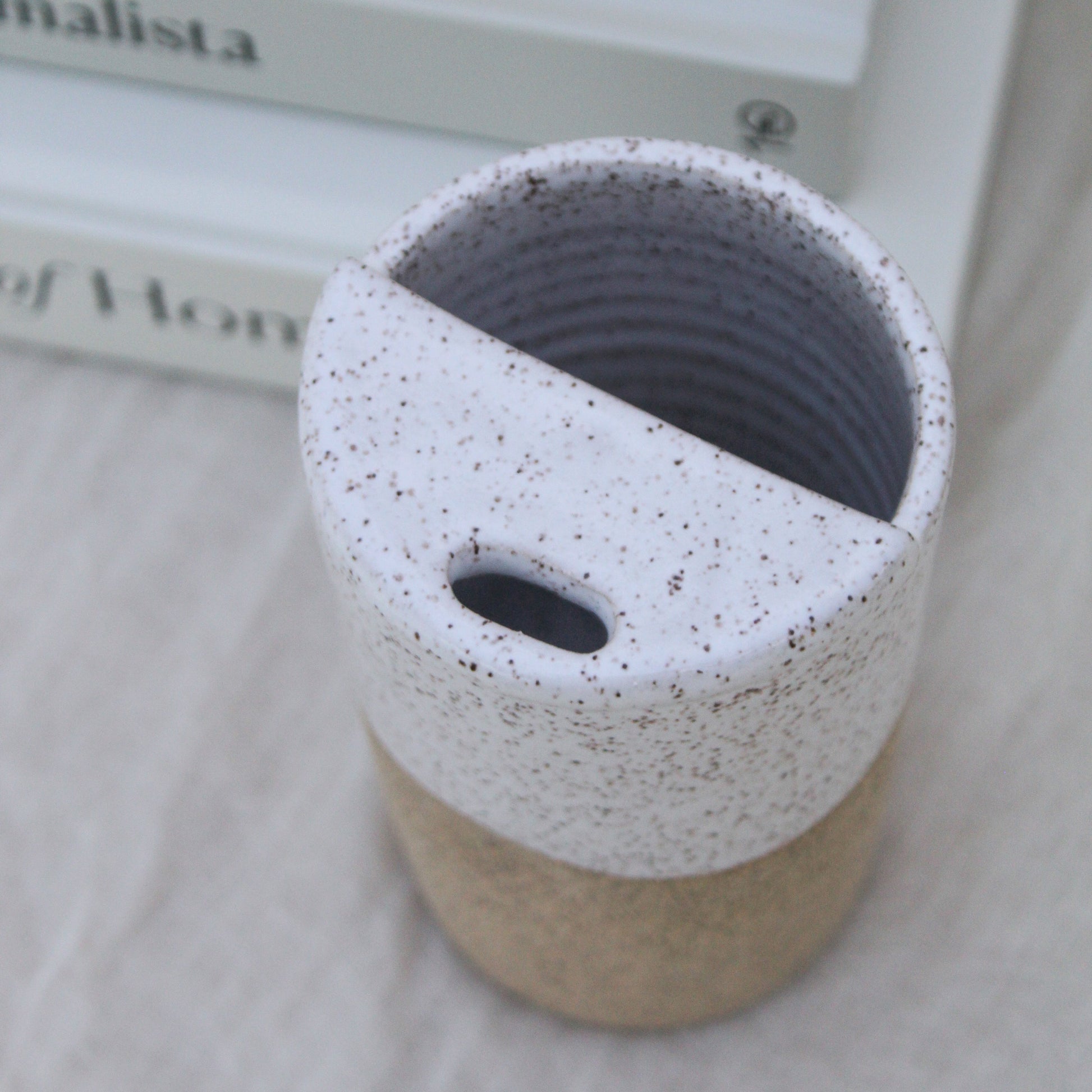 On The Go Cup in Bright White