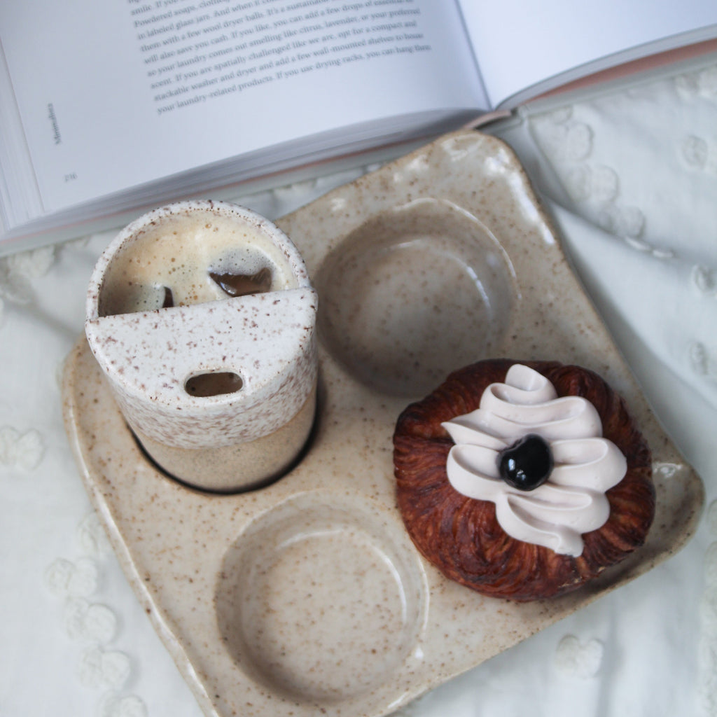 On The Go Cup in Toasted Coconut