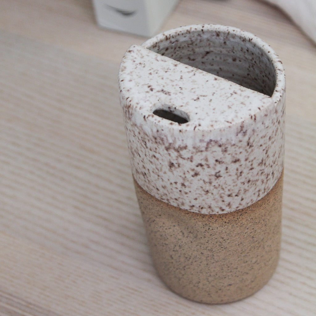 On The Go Cup in Toasted Coconut