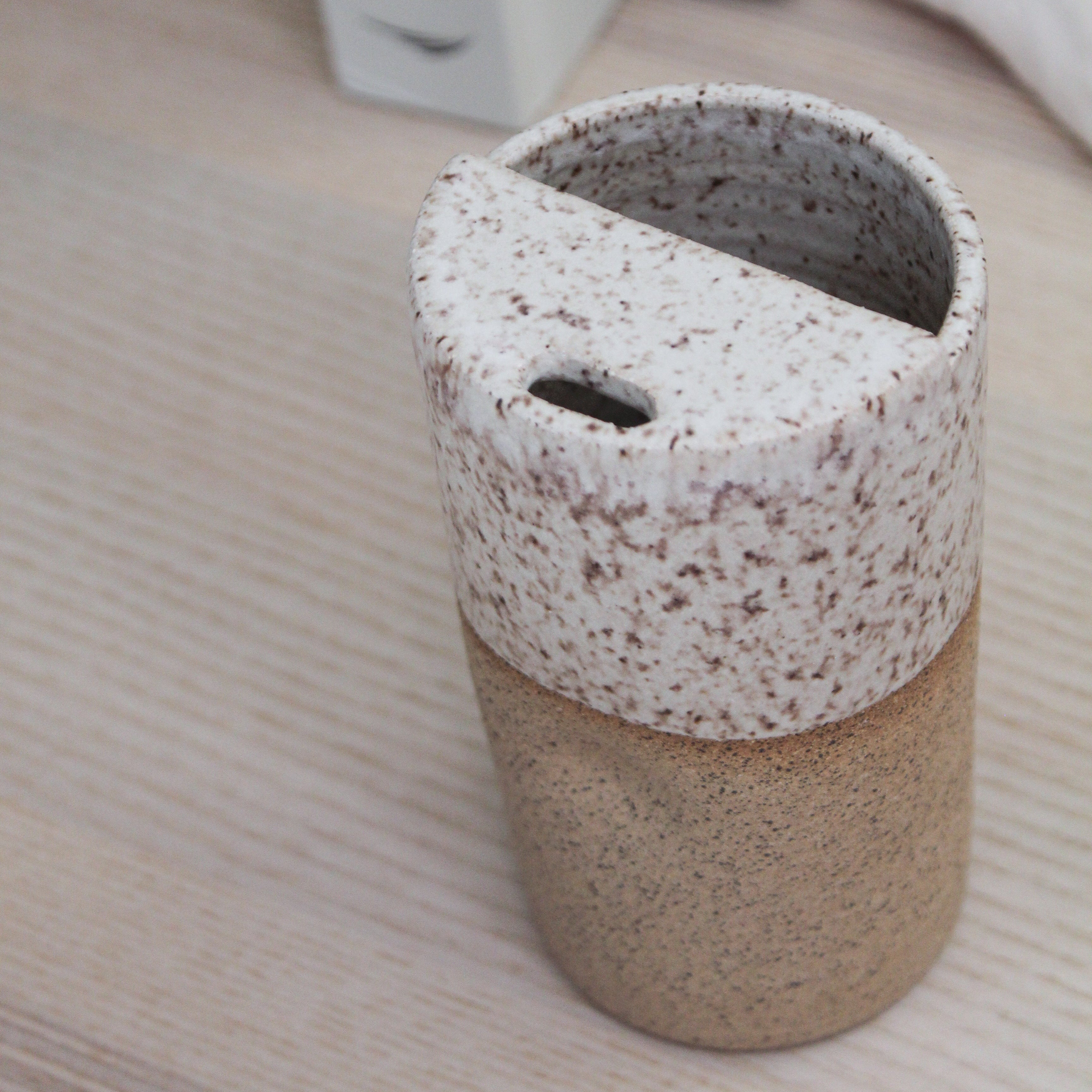 On The Go Cup in Toasted Coconut