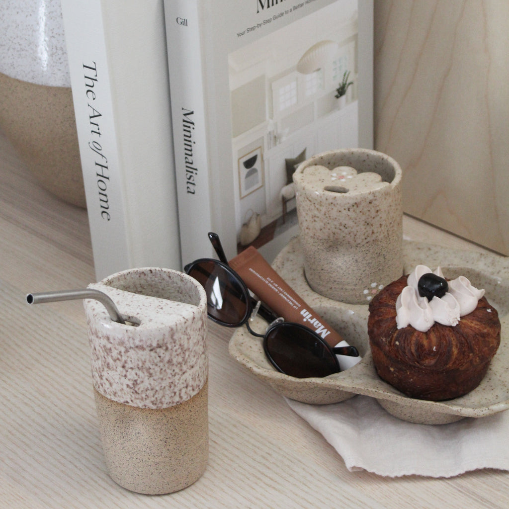 On The Go Cup in Toasted Coconut