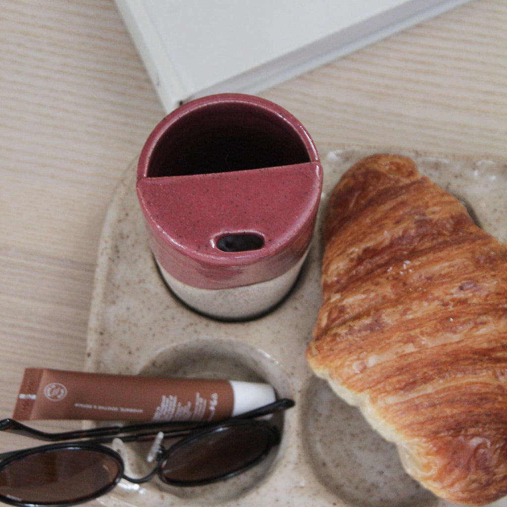 On The Go Cup in Plum