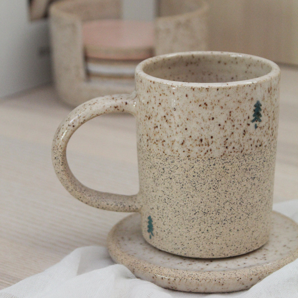 Pine Tree Shortie Mug