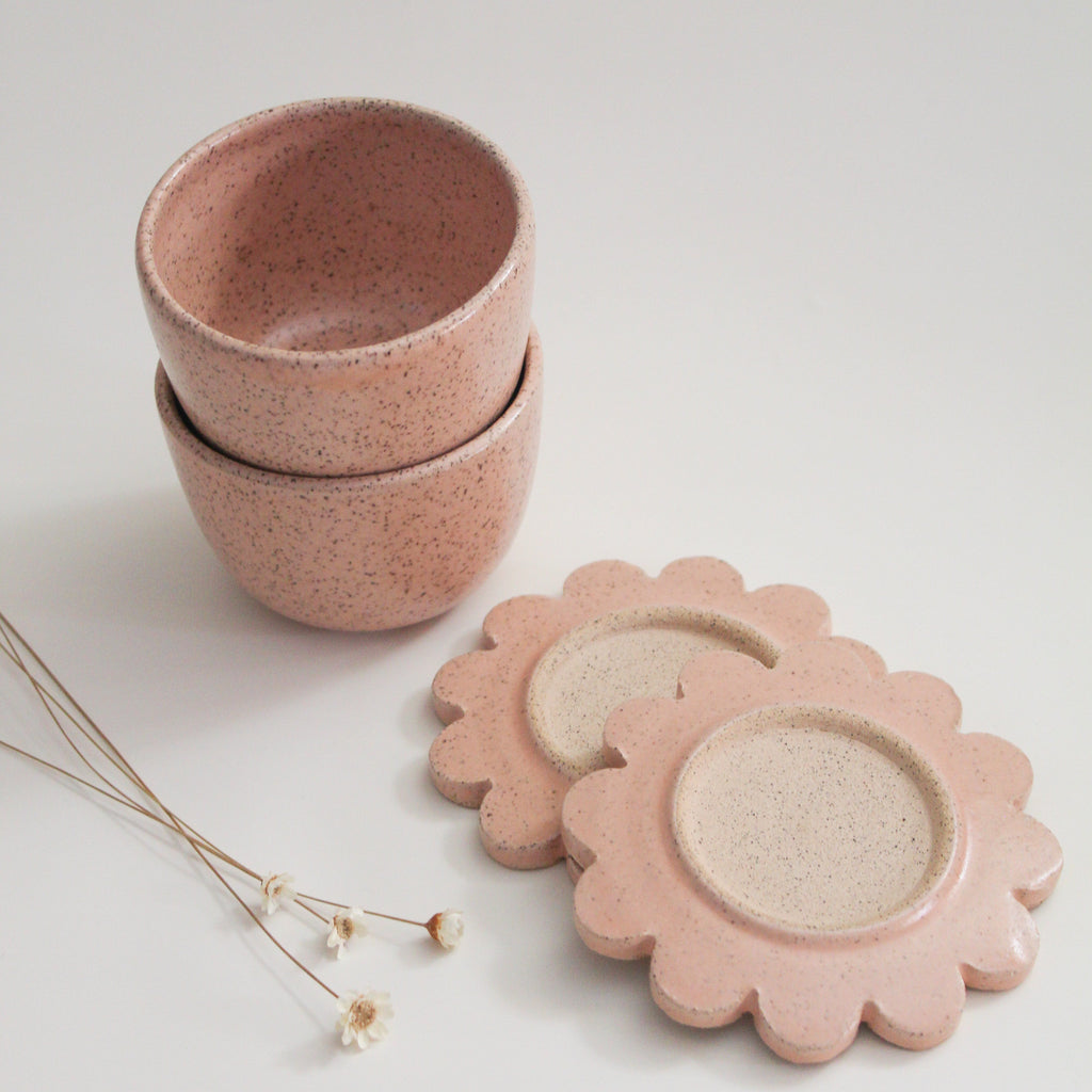 Blush Espresso Set