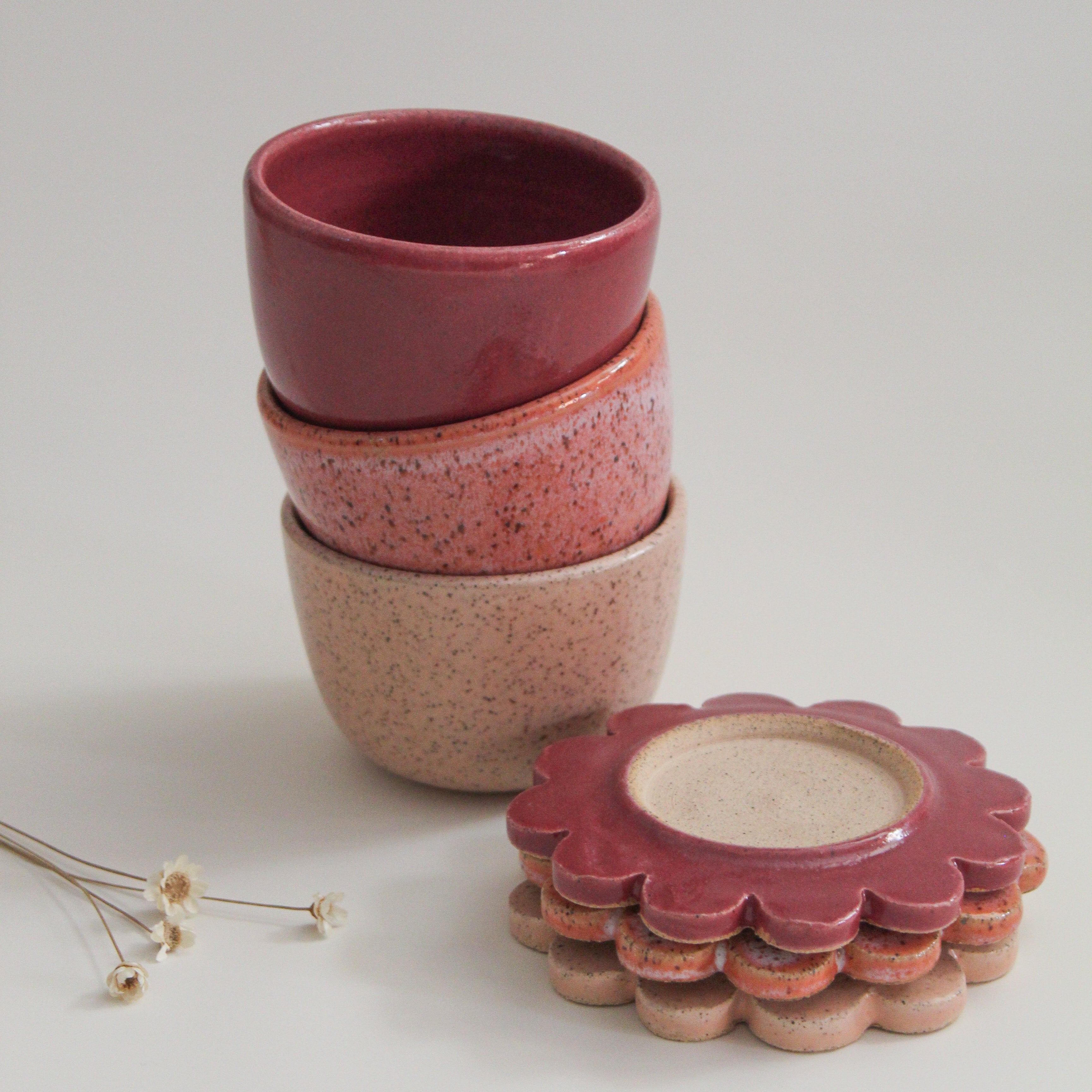 Blush Espresso Set
