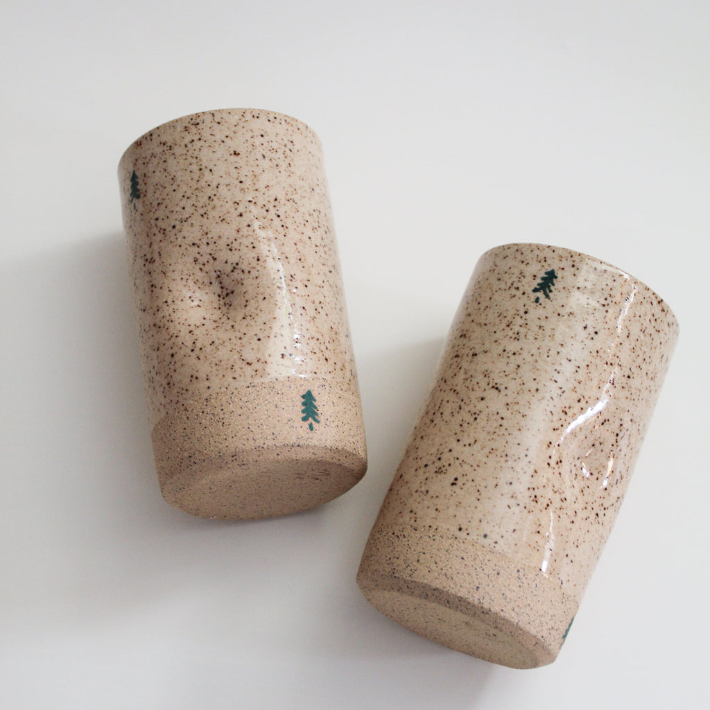 Pine Tree Fingerprint Cup
