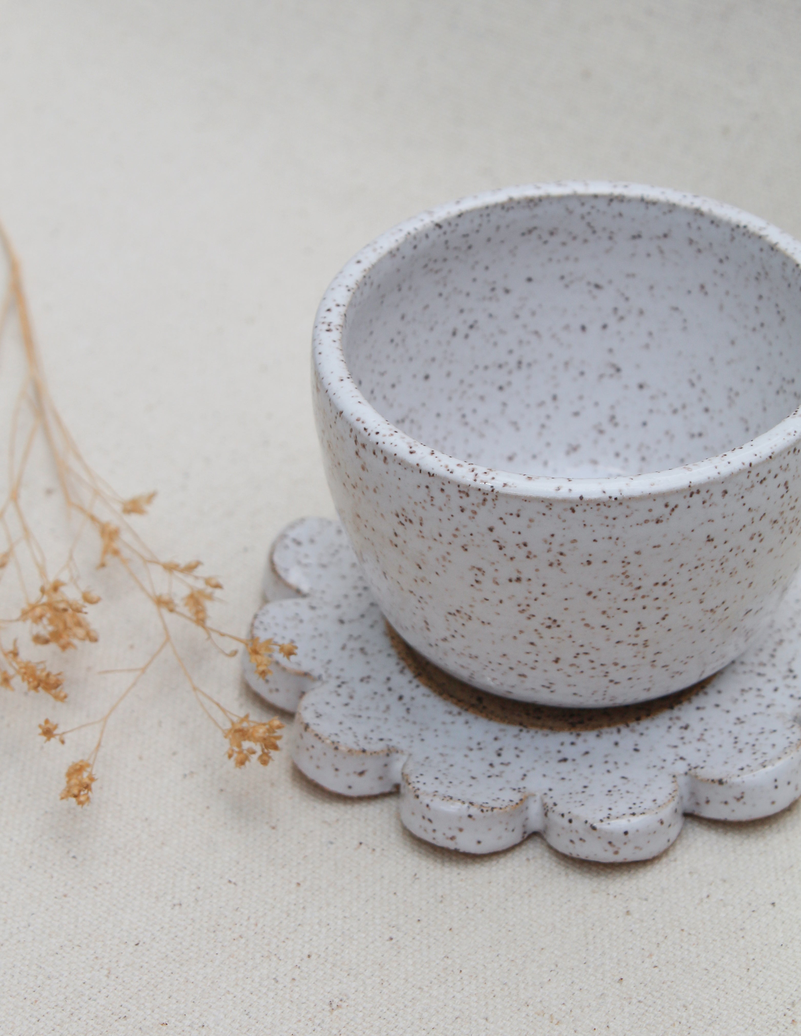 Bright White Espresso Set