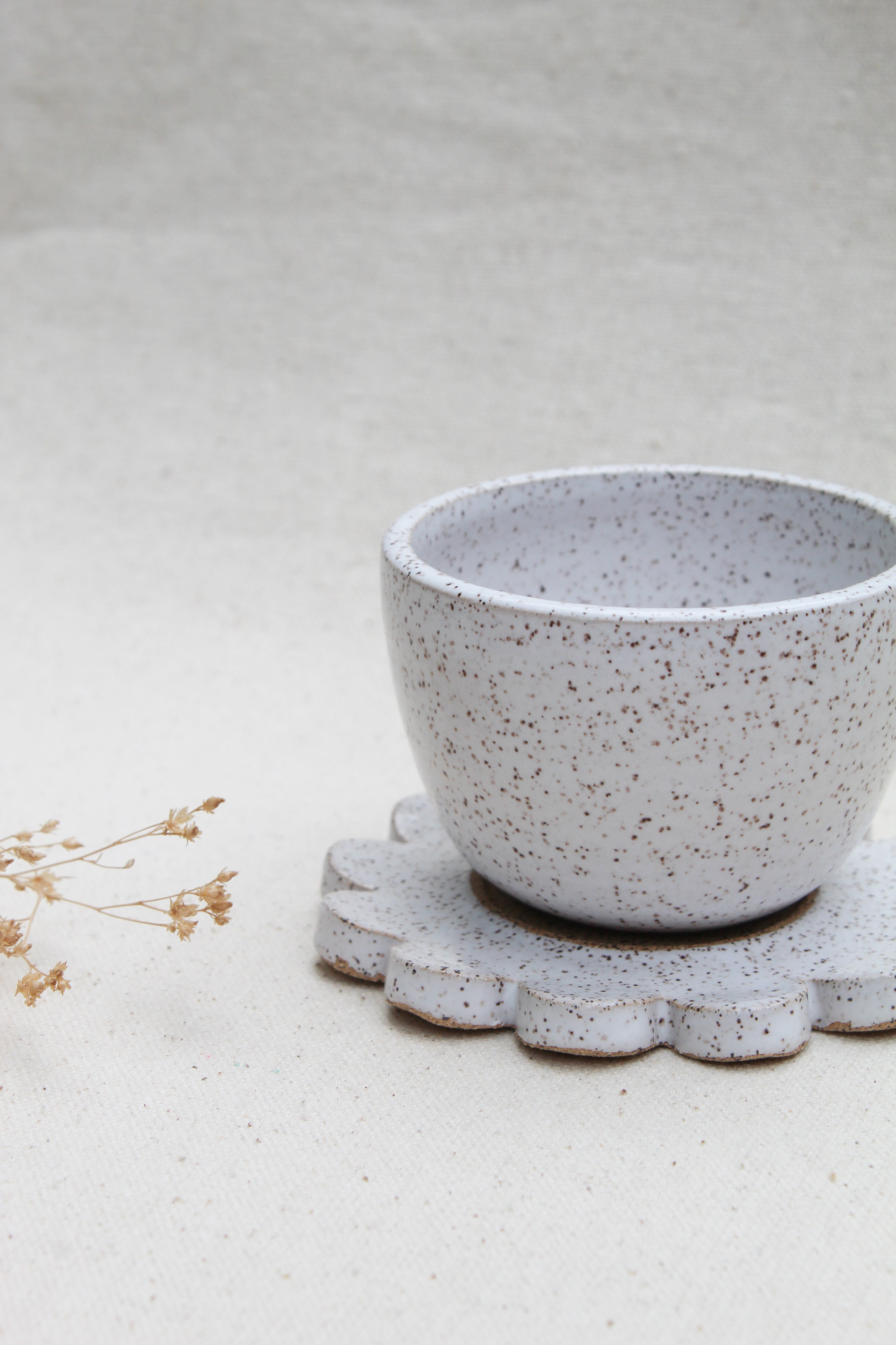 Bright White Espresso Set