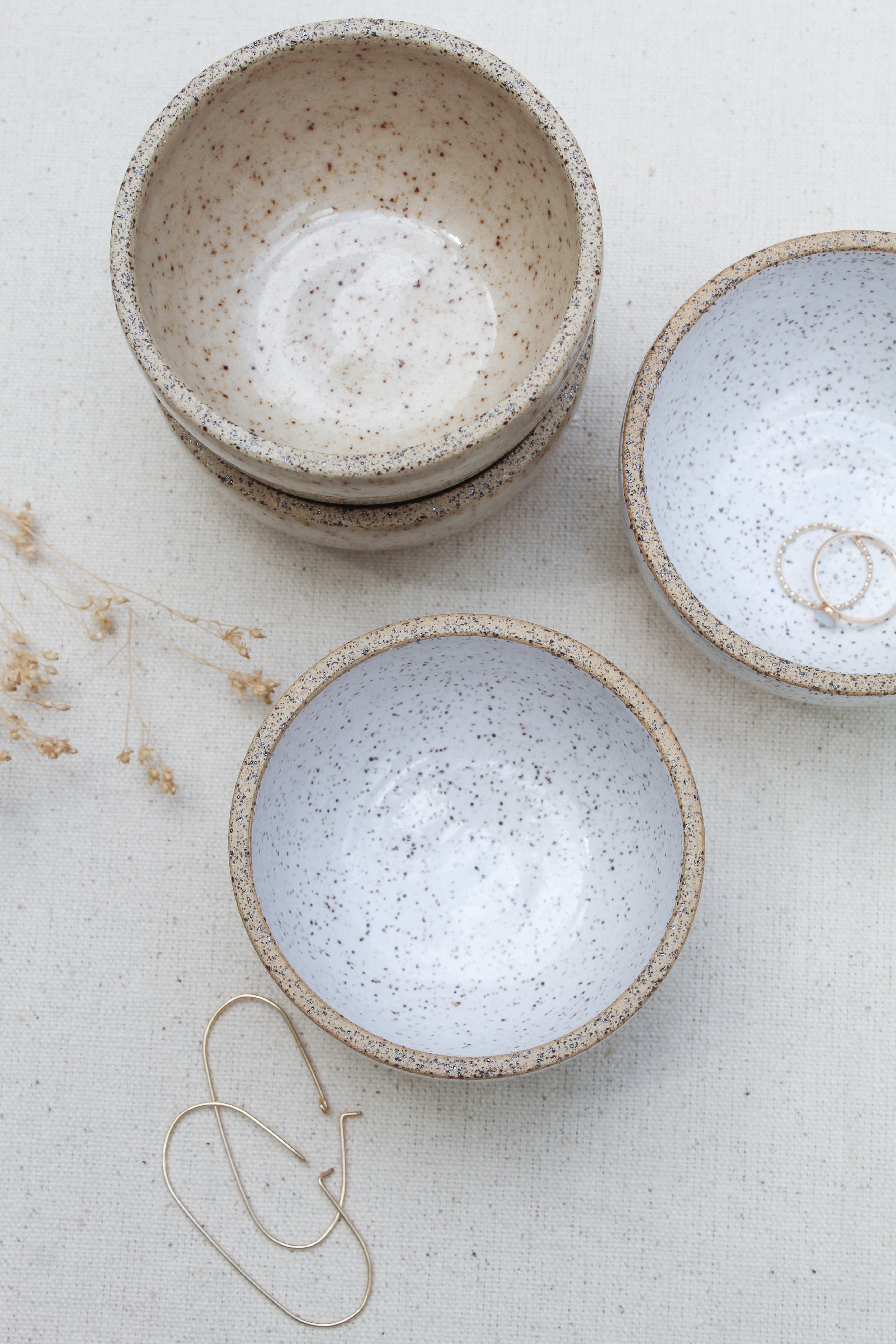 Bright White Jewelry Dish