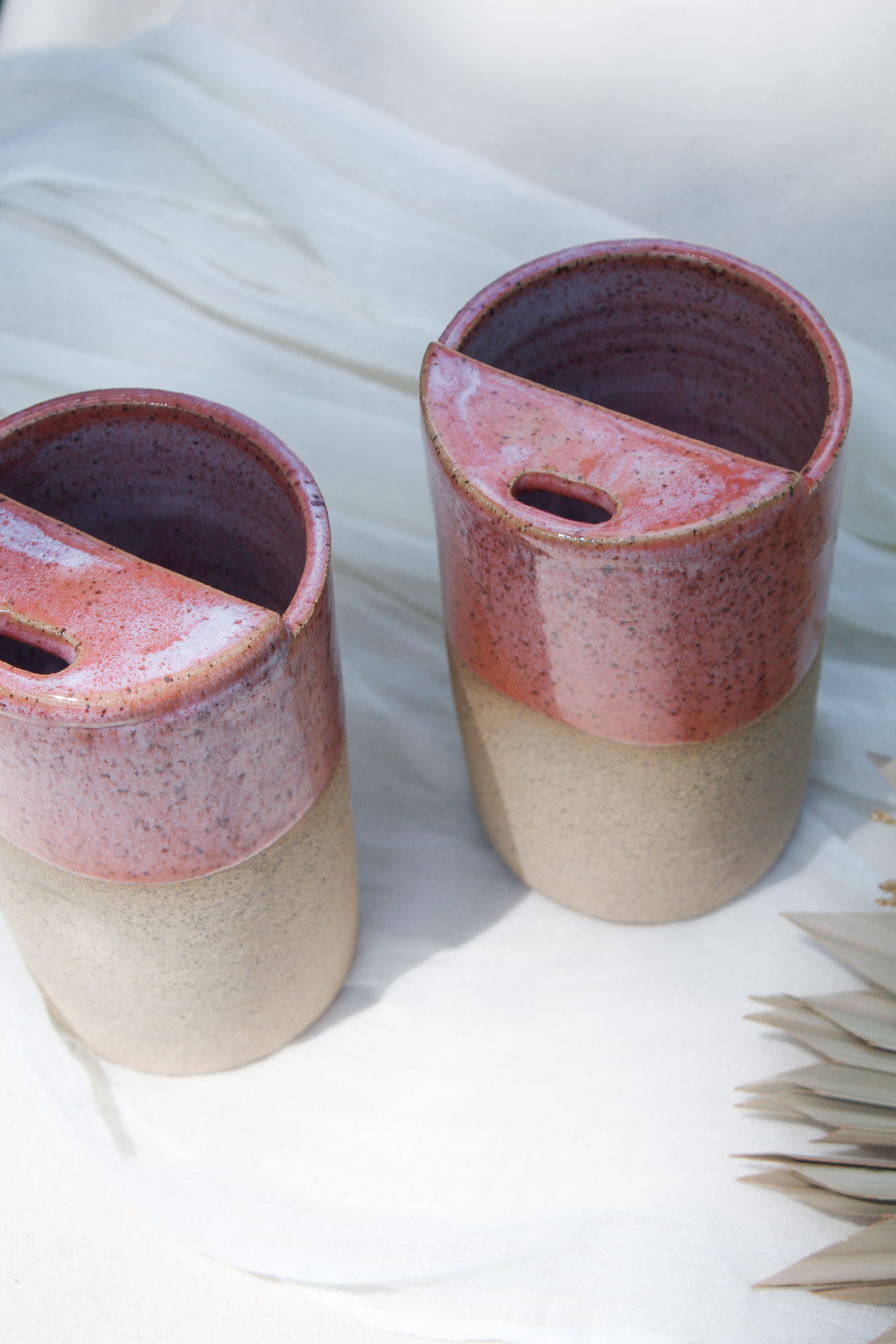 On The Go Cup in Peach