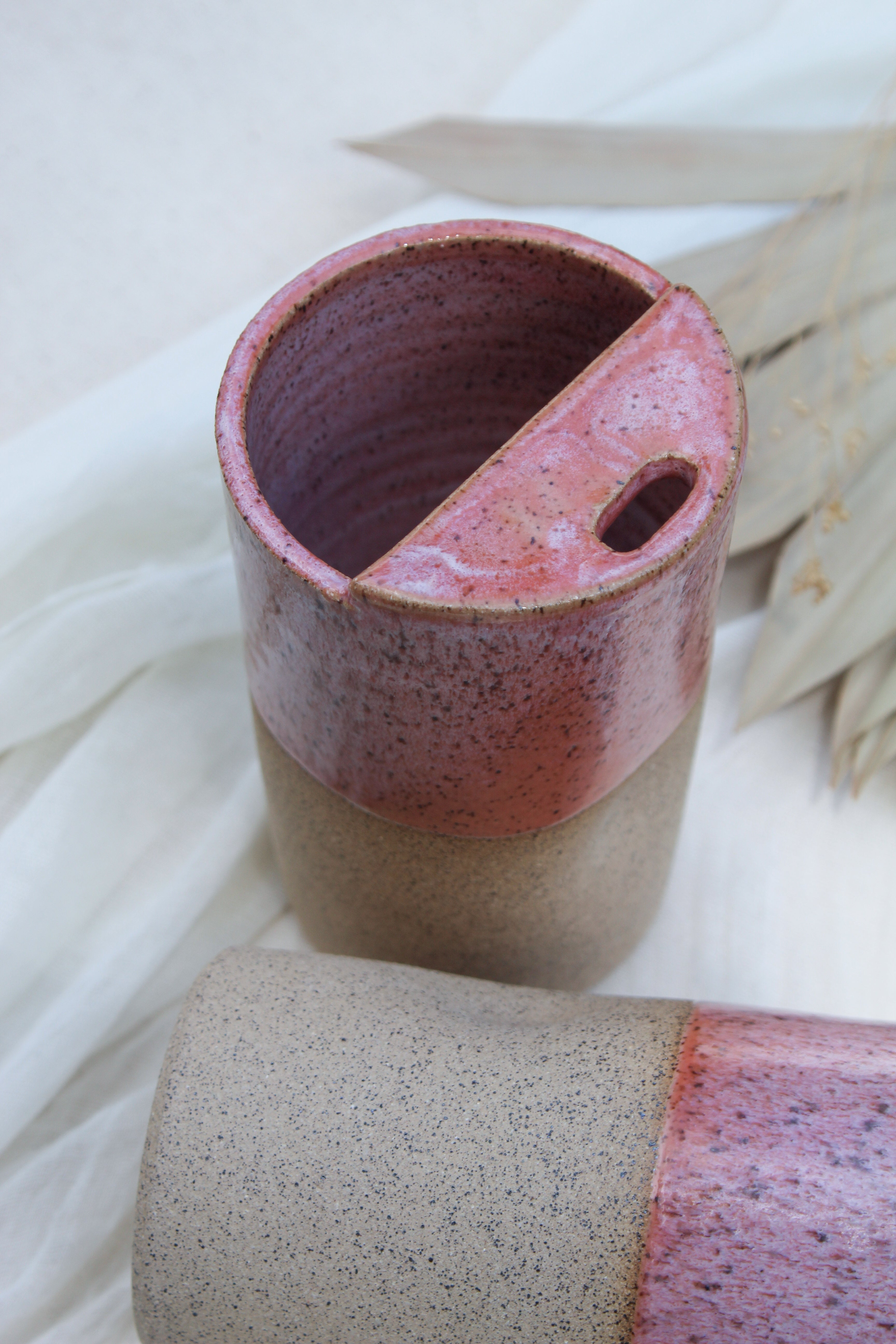On The Go Cup in Peach