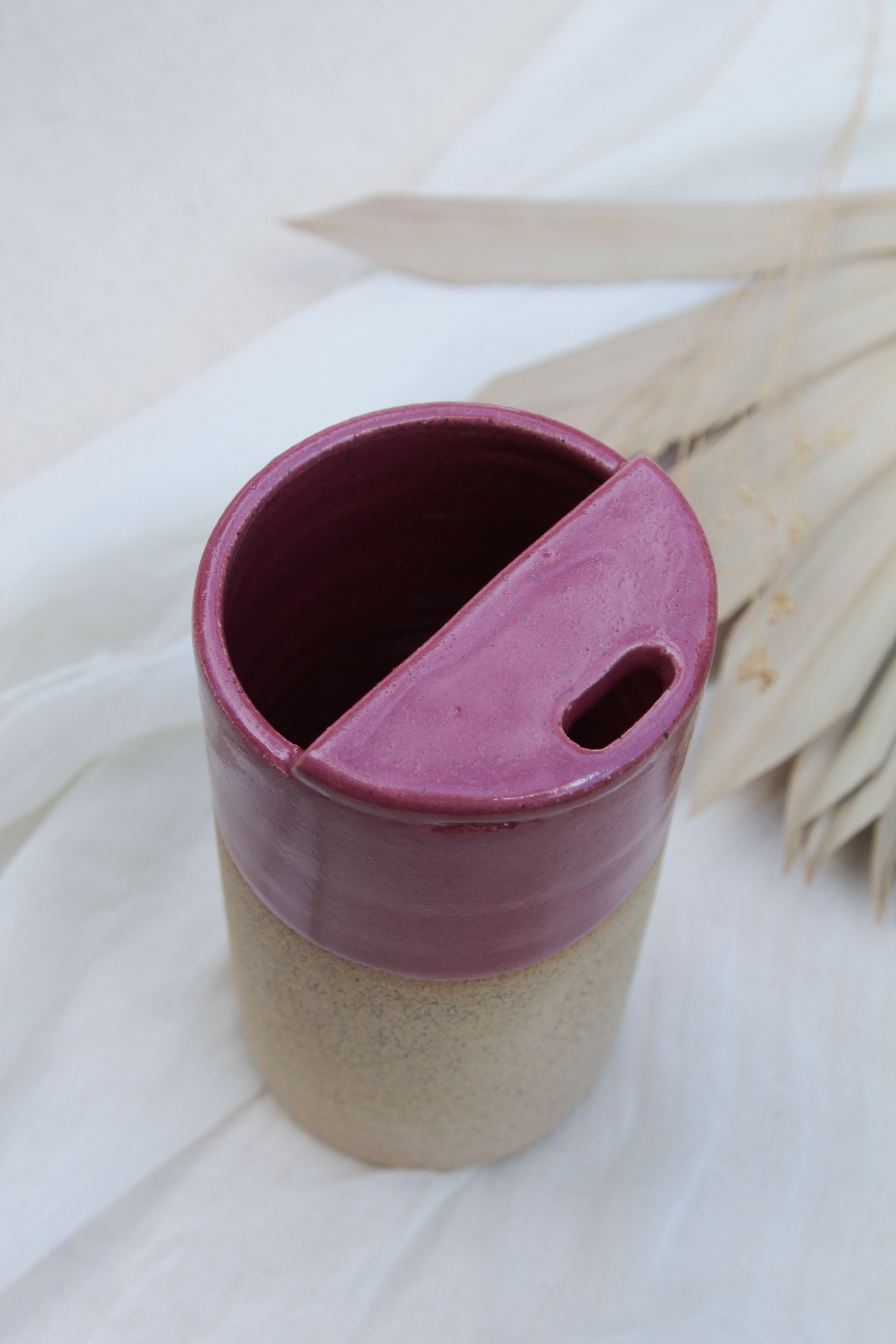 On The Go Cup in Plum
