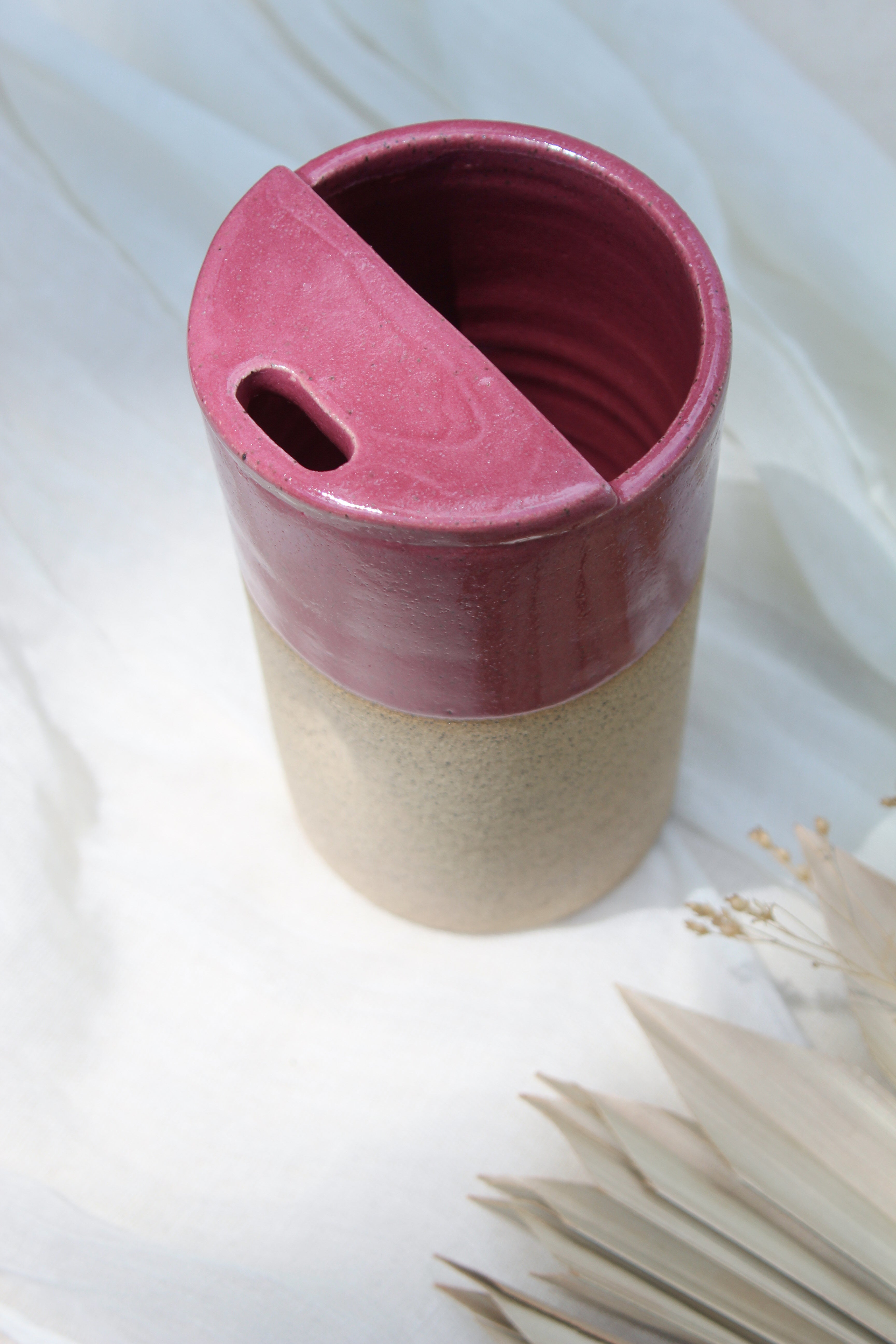 On The Go Cup in Plum