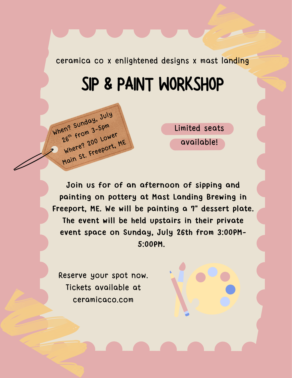7/26 Sip & Paint at Mast Landing Freeport