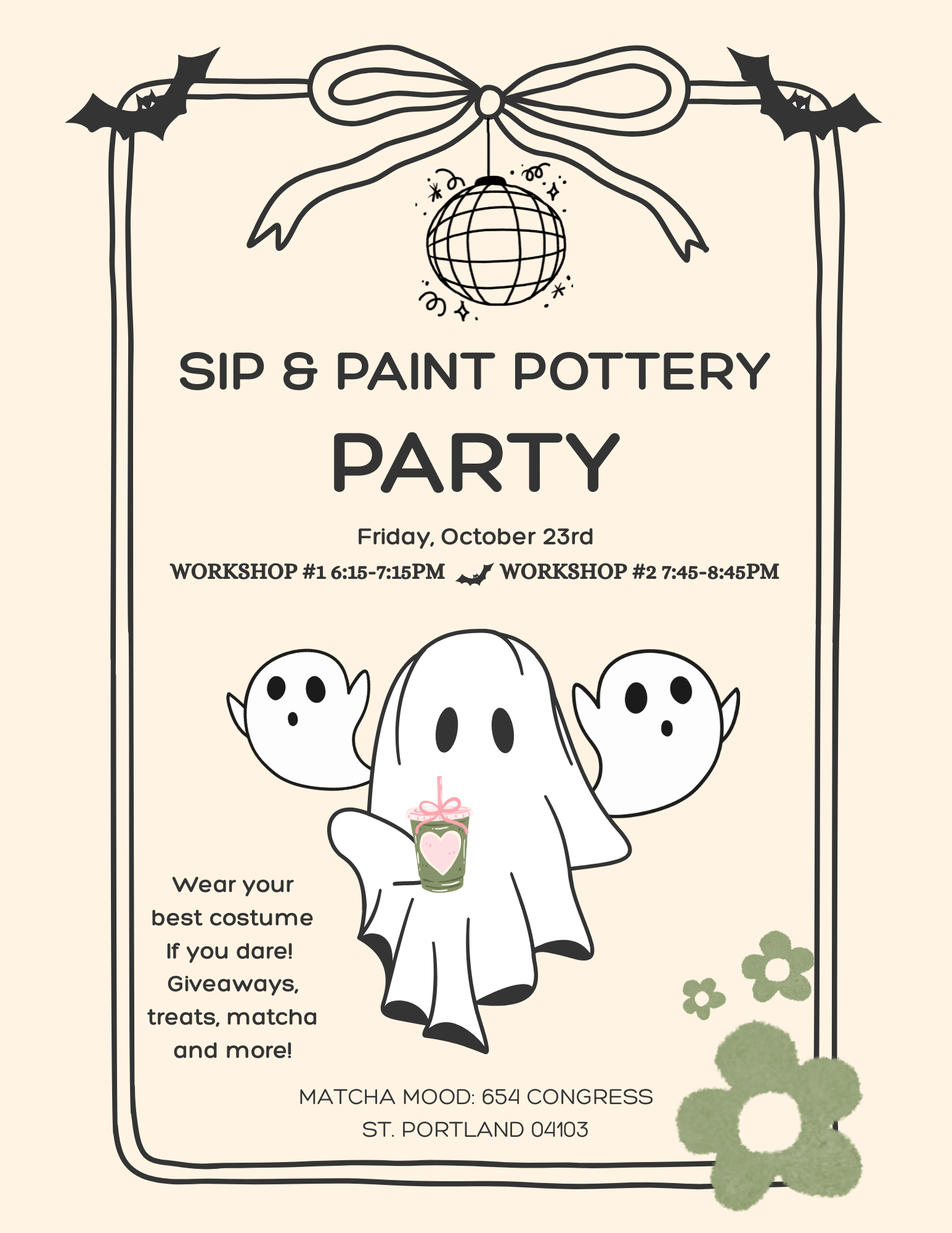 10/23 Sip & Paint Workshop at Matcha Mood *coming soon*