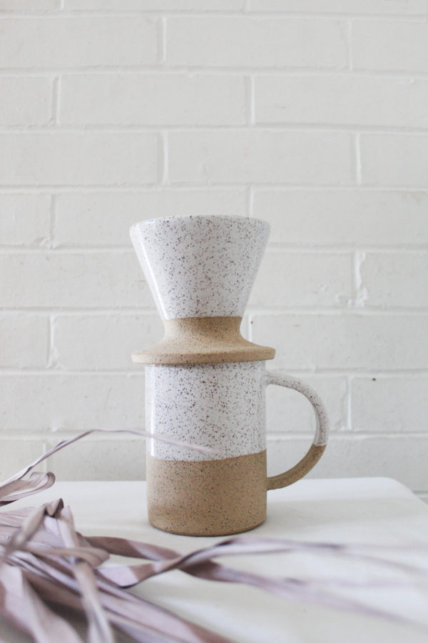 Bright White Pour Over Set