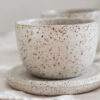 Matte White Espresso Cup + Plate - Image 4
