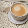 Matte White Espresso Cup + Plate