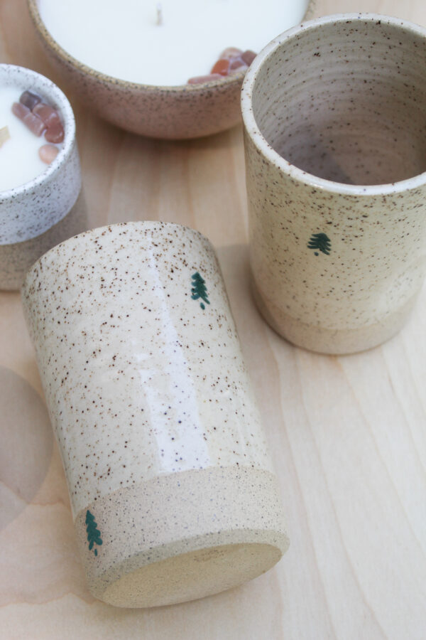 Pine Tree Fingerprint Cup - Image 3