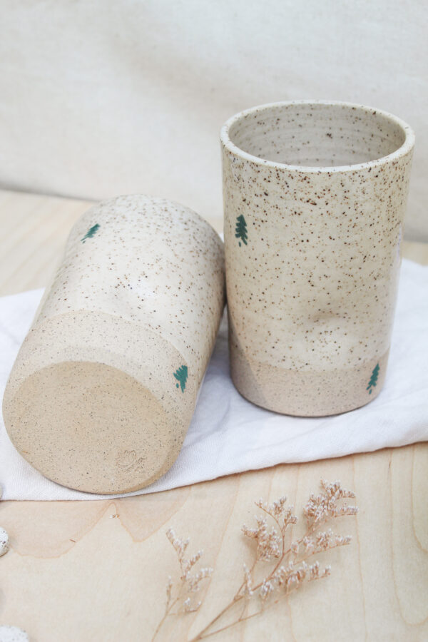 Pine Tree Fingerprint Cup